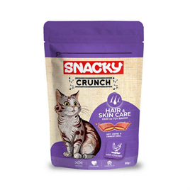 Snacky Kedi Crunch Ödül Hair-Skin Tavuklu 60gr