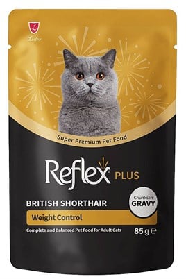 Reflex Plus Britsh Shorthair Yetişkin Kedi Konservesi 85gr