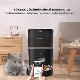 Ovioo Otomatik Mama Makinesi 6 Lt Kameralı Wi-fi - Siyah