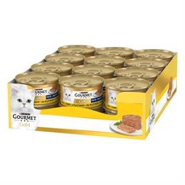 Gourmet Gold Yaş Kedi Maması Kıyılmış Tavuklu 85 Gr 24lü Paket