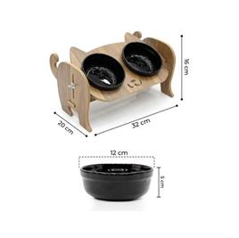 Ayarlanabilir 2li Köpek Mama Kabı