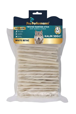 Pro Performance Deri Burgu Çubuk Orta Beyaz 100lü