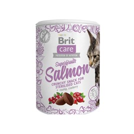 Brit Care Somonlu ve Kızılcıklı Kıtır Kısırlaştırılmış Kedi Ödül Maması 100gr