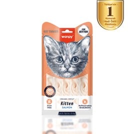 Wanpy Somonlu Yavru Kedi Krema Ödülü 5x14 g