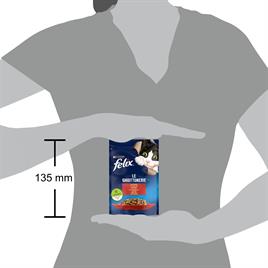 Felix Sığır Etli Yaş Kedi Maması 85 Gr