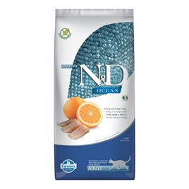 ND Ocean Ringa Balıklı ve Portakallı Tahılsız Yetişkin Kedi Maması 10kg