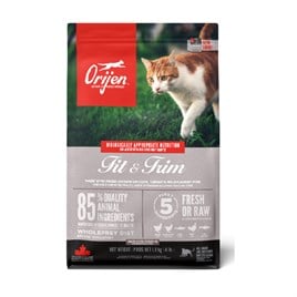 Orijen Fit&Trim Tavuklu Hindili ve Ringa Balıklı Tahılsız Light Kedi Maması 1,8 kg