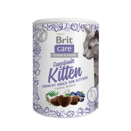 Brit Care Hindistan Cevizli ve Yaban Mersinli Yavru Kıtır Kedi Ödül Maması 100gr