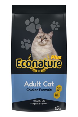 Econature Plus Tavuklu Yetişkin Kedi Maması 15 kg