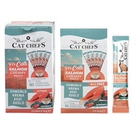 Cat Chefs Somonlu Krema Kedi Ödülü 5x14 Gr