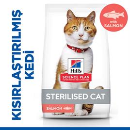 Hills Kısırlaştırılmış Somon Balıklı Kedi Maması 3 Kg