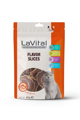 LaVital Somonlu Kedi Ödül Maması 80g