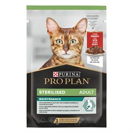 Pro plan Kısırlaştırılmış Sığır Etli Pouch Kedi Konservesi 85 Gr