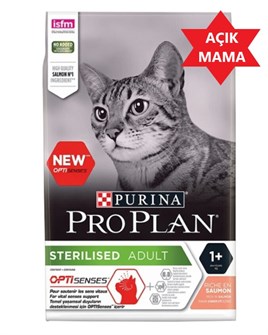 Pro Plan Kısırlaştırılmış Somonlu Kedi Maması 1 kg Açık Mama