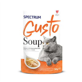 Spectrum Gusto Tavuk, Somon ve Kabaklı Kedi Çorbası 50gr