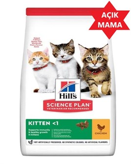 Hills Kitten Tavuklu Kedi Maması 1 kg Açık Mama