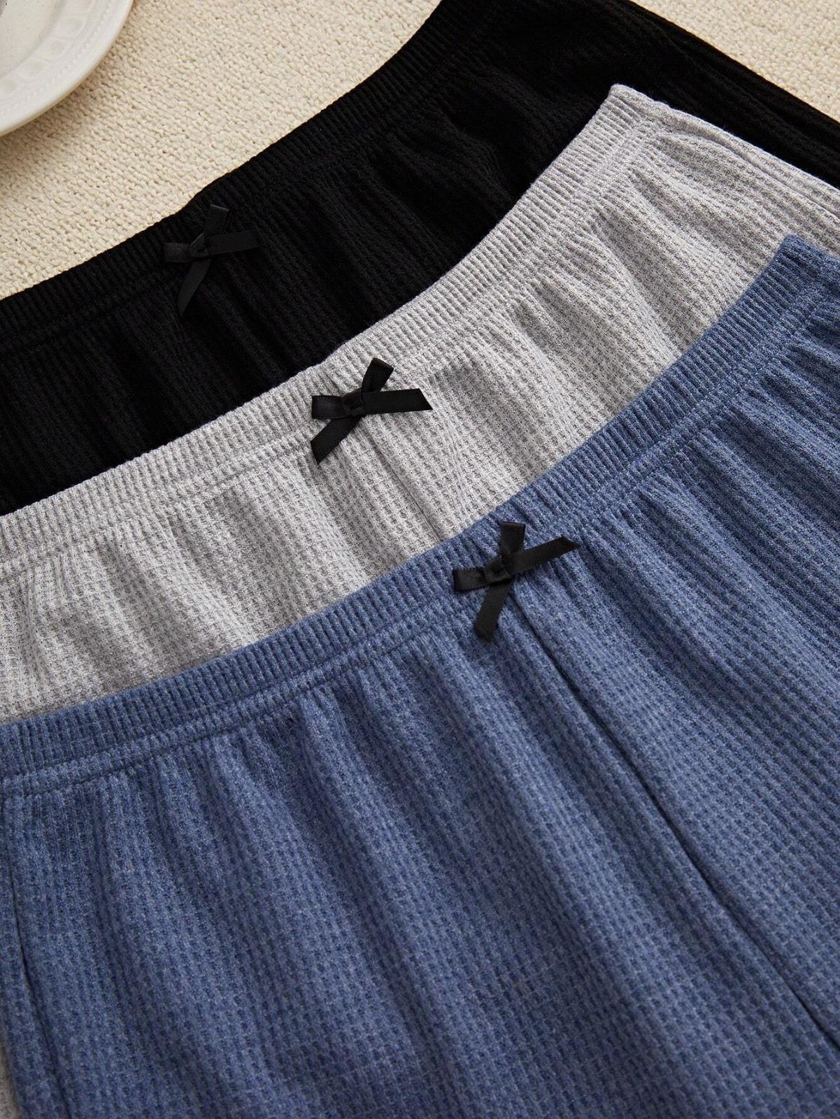 Bella Notte 3 Renk 6 Parça Pamuklu Şort Pijama Takımı 7709