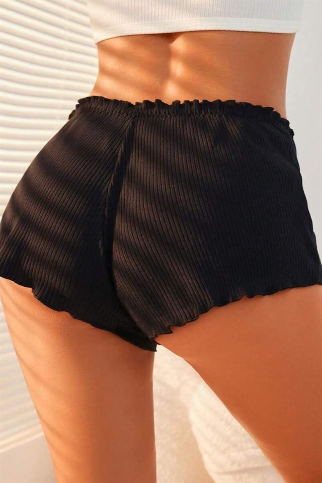 Bella Notte Çok Renkli 3 Parça Fiyonklu Şort Set 7566