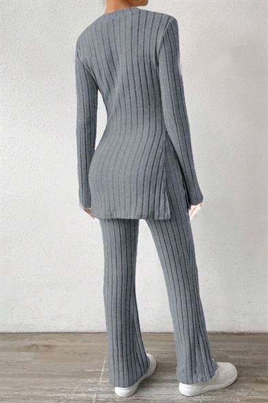 Bella Notte Füme Pamuklu Kışın Gözdesi Pijama Takımı 7063