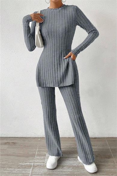 Bella Notte Füme Pamuklu Kışın Gözdesi Pijama Takımı 7063
