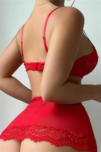 Bella Notte Kırmızı Çok Şık Etekli Sütyen Takım PR18513