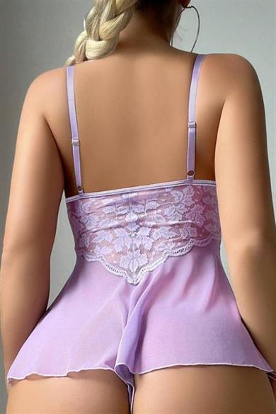 Bella Notte Lila Serenity Tül Babydoll 15101
