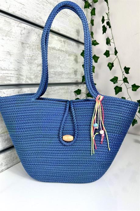 Bella Notte Saks Kadın El Yapımı Günlük/Plaj Çantası 8003