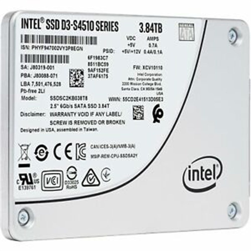 Intel D3 S4510 3.84TB SSD SSDSC2KB038T801