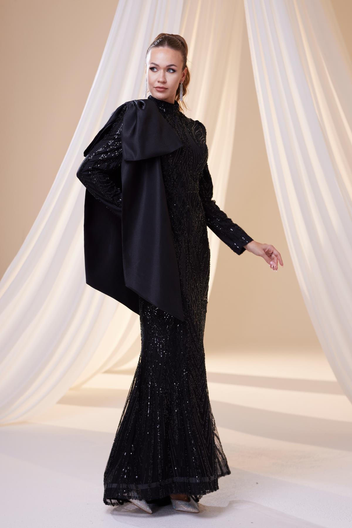 Harmonie Payet Abiye Siyah