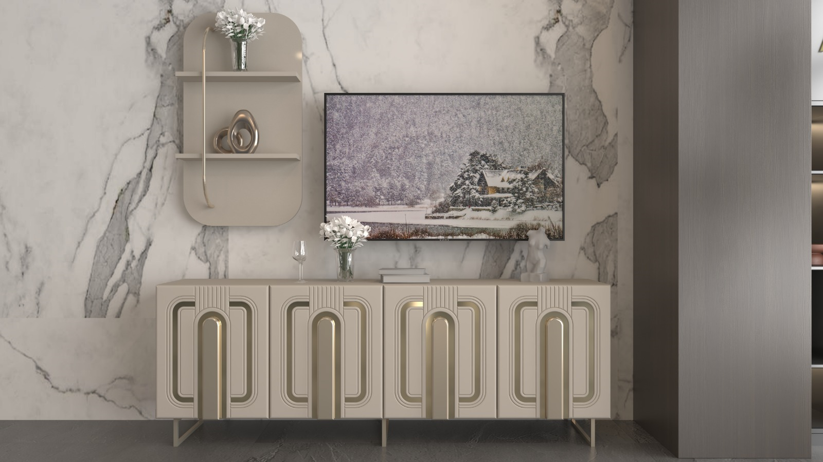 Aria Tv Ünitesi MDF