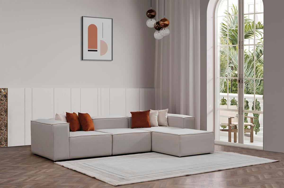 Dest Mobilya 4 modül Soft Köşe Koltuk Takımı