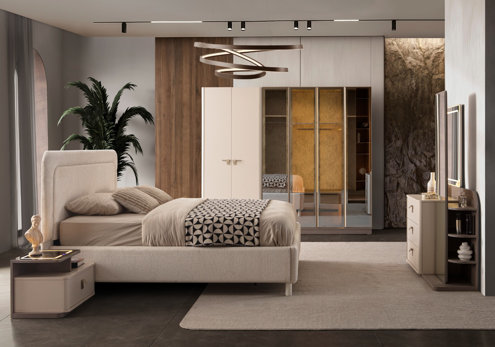 Lagün Yatak Odası %100mdf