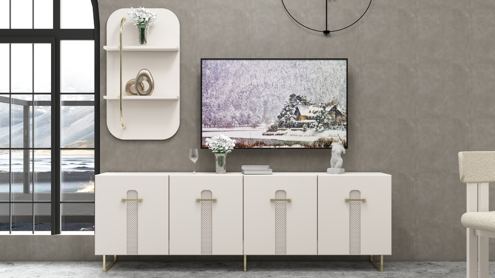 Olimpos Tv Ünitesi MDF