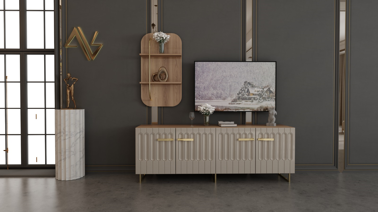 Armoni Tv Ünitesi MDF