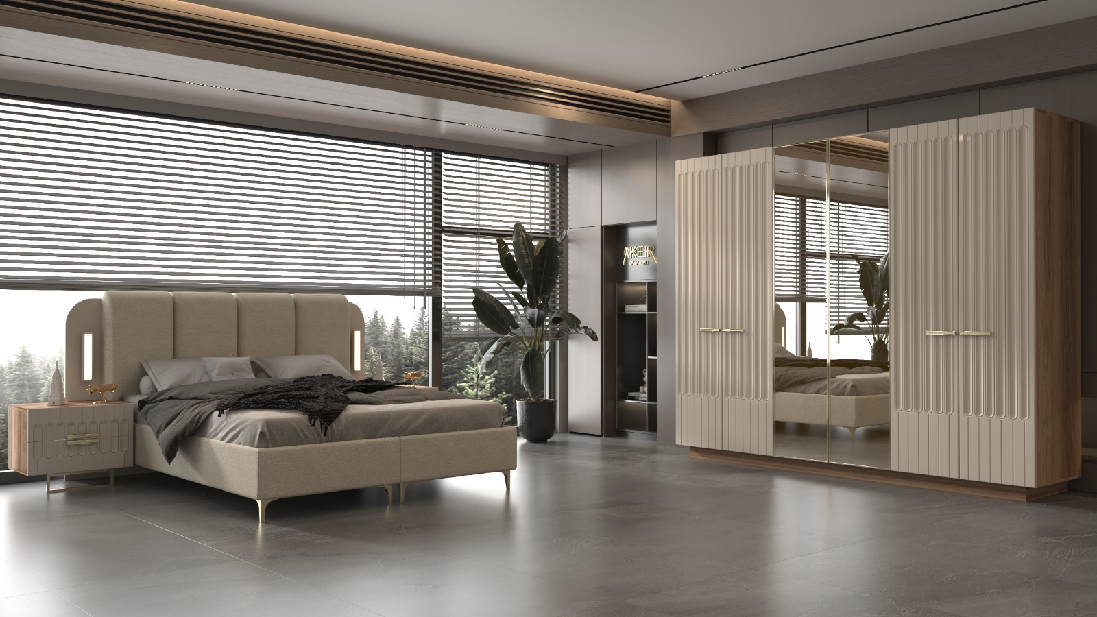 Armoni Yatak Odası Takımı %100mdf