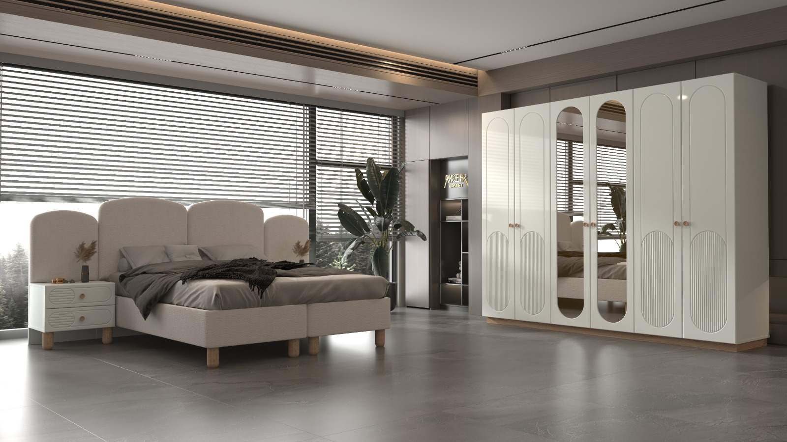 Defne Yatak Odası Takımı %100MDF