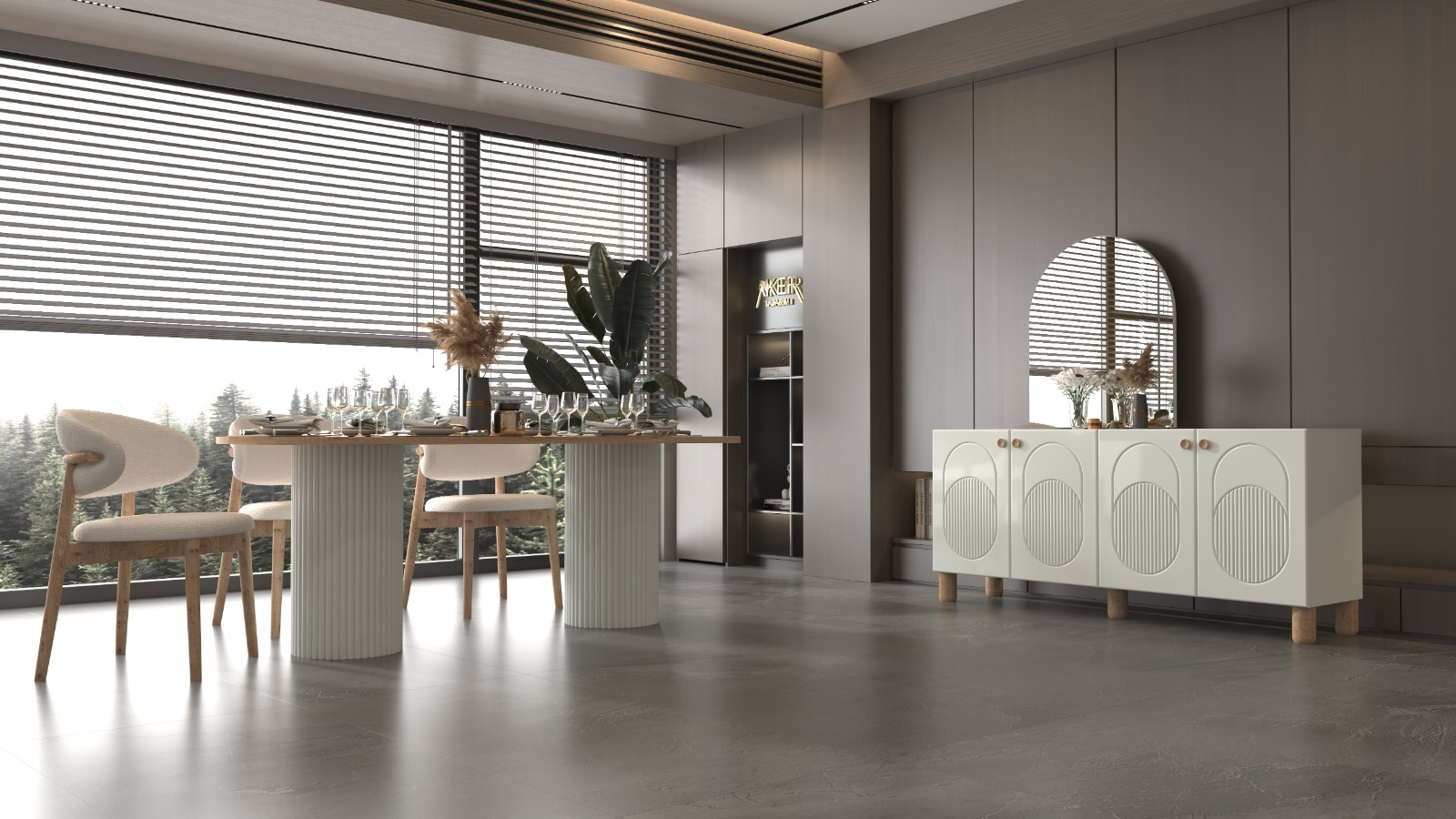 Defne Yemek Odası Takımı MDF