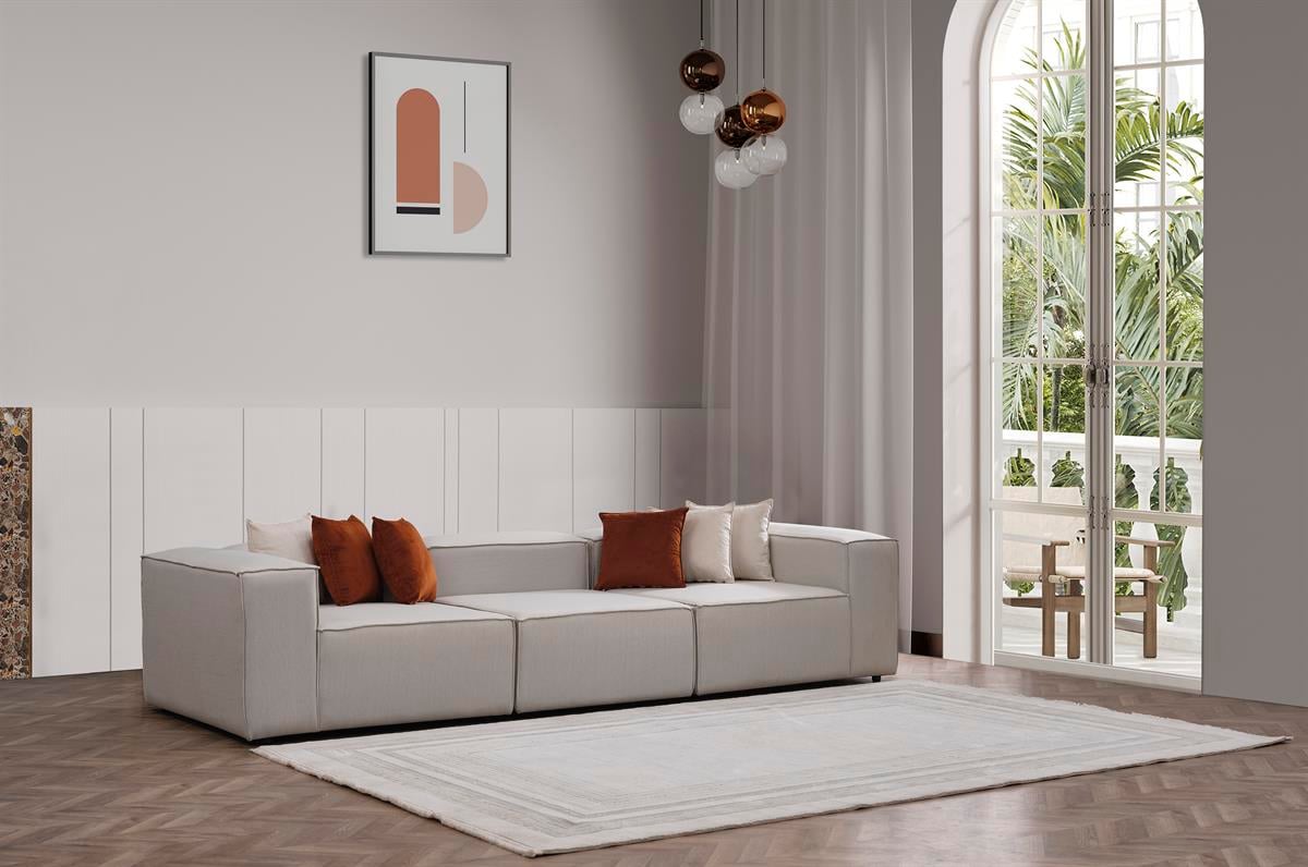 DEST MOBİLYA Soft 3 modül köşe koltuk takımı 