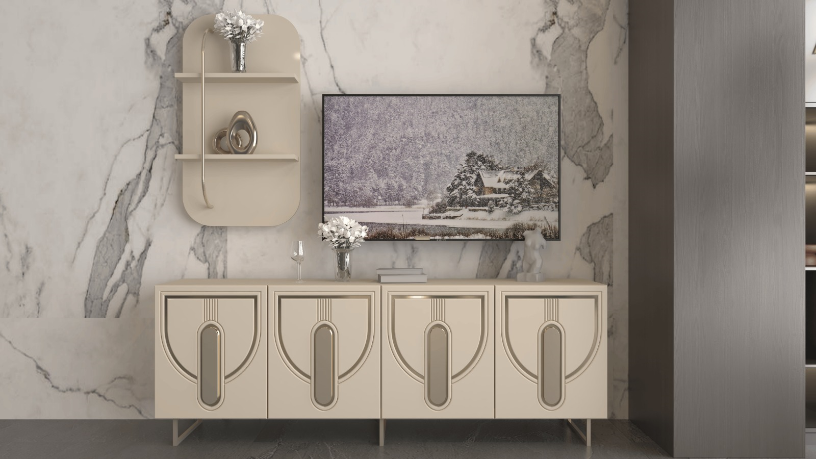 Erciyes Tv Ünitesi MDF