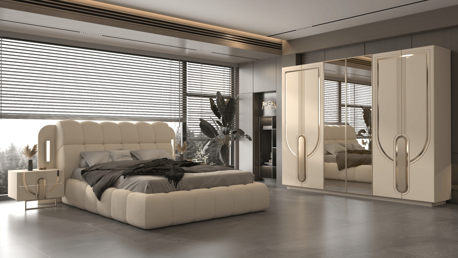 Erciyes Yatak Odası Takımı %100MDF