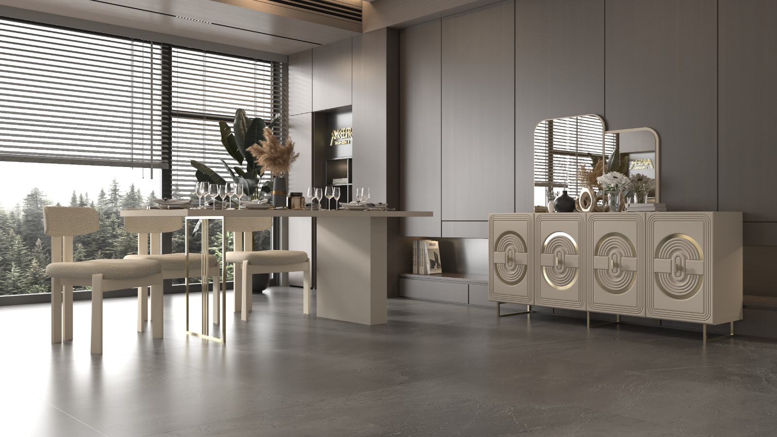 Esila Yemek Odası Takımı mdf