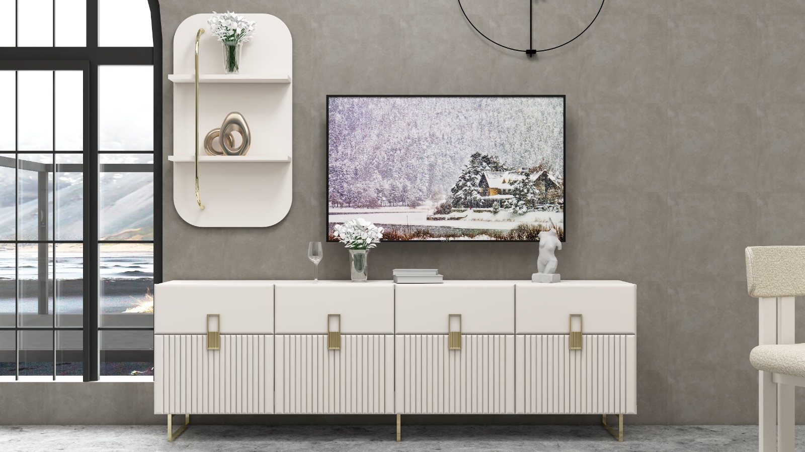 Hazal Tv Ünitesi MDF