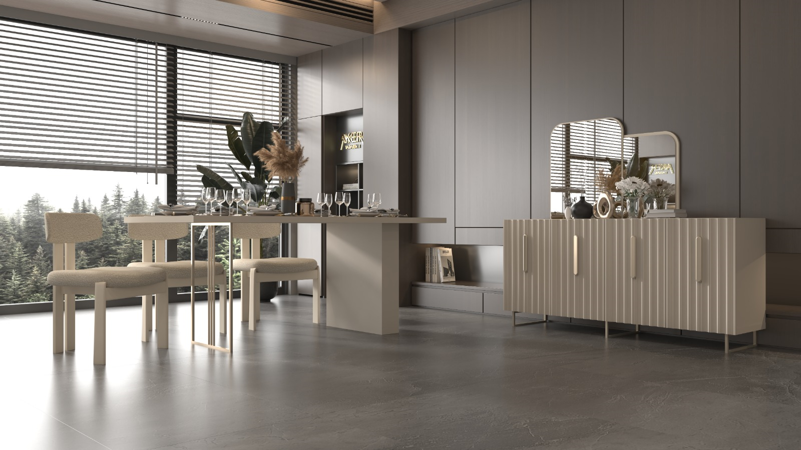 Oslo Yemek Odası Takımı MDF