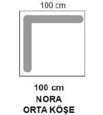 Nora 100 lük Orta Köşe Modül