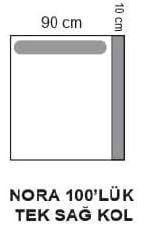 Nora 100 lük Sağ - Sol Kollu Modül