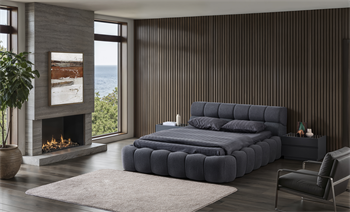 Vega Floria Bazalı Karyola + Başlık (Opsiyonel)