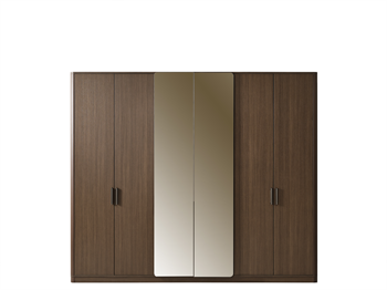 Aura Ceviz 6 Kapılı Dolap