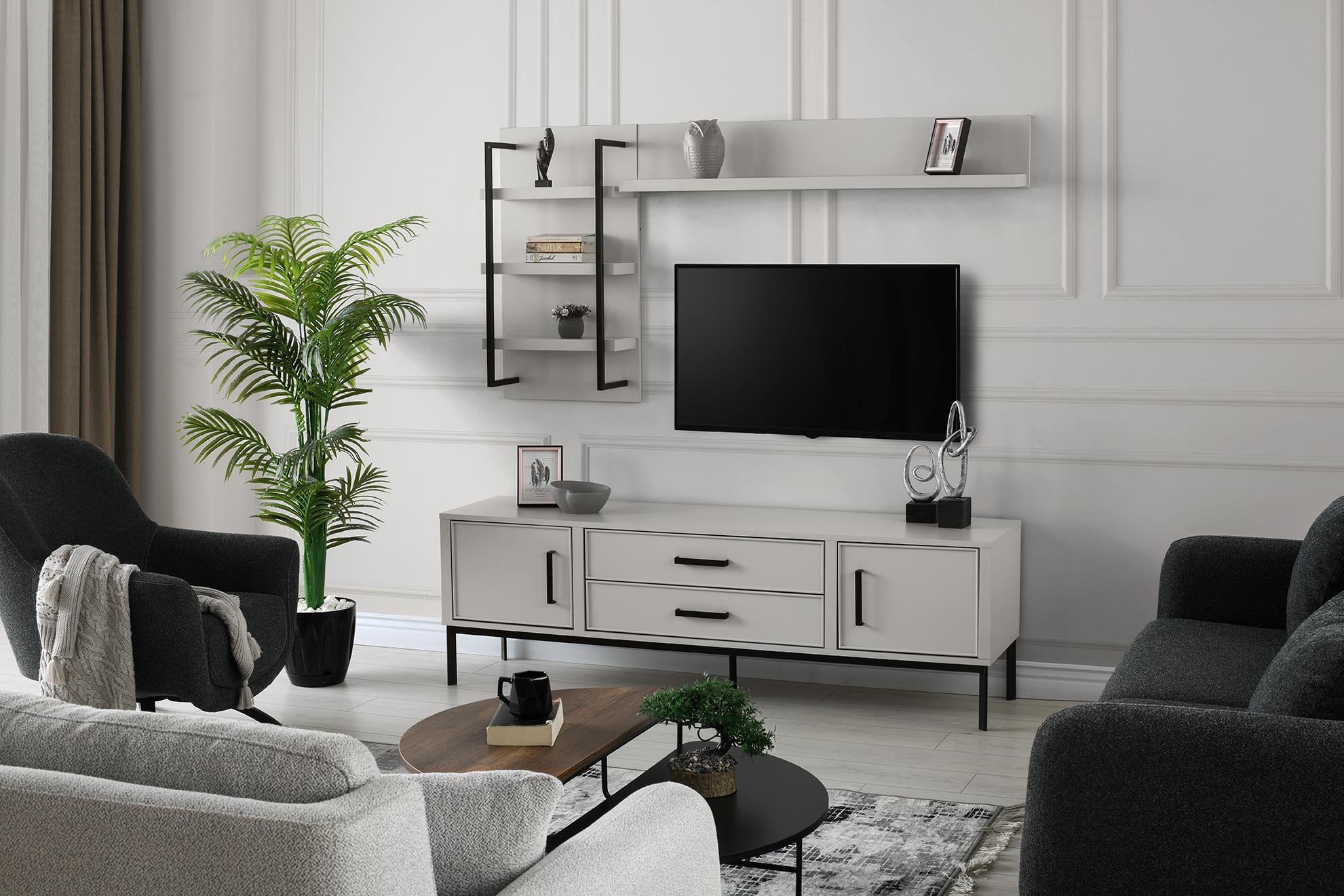 Leon Tv Ünitesi Üst Modül