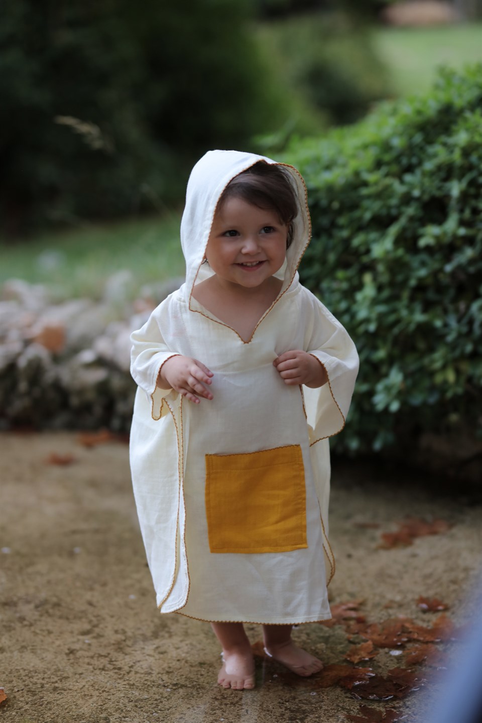 MÜSLİN PANÇOPançoKİRAZKİDSMüslin Panço KremKİMPEKS TEKSTİL