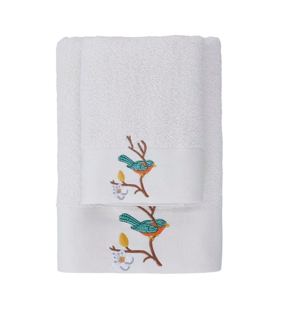 HAVLU  Banyo HavlusuKİRAZHOMEPAMELA Pamuklu Krem Havlu SetiKİMPEKS TEKSTİL